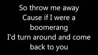 The Summer Set - Boomerang (Lyric Video)