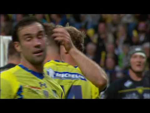 TOP 14 - Clermont - La Rochelle : 57-8 - Essai 1 David STRETTLE (CLE) - J26 - Saison 2015-2016