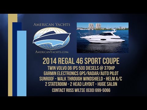 2014 Regal 46 Sport Coupe Serenity in the Sea Video