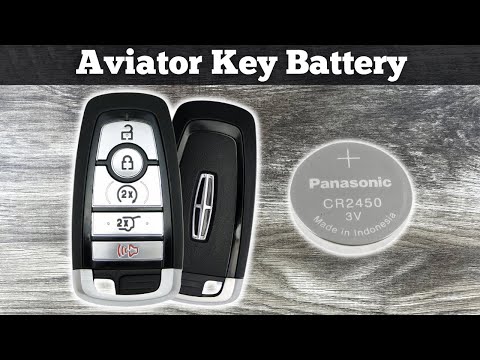 2020 - 2023 Lincoln Aviator Fob Key Battery Replacement - How To Change Or Replace Remote Batteries