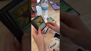 My wife got some easter MTG packs and opens them (she has no clue about magic at all 😝) #mtg #magic