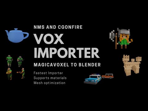 Vox Importer - Magicavoxel to Blender