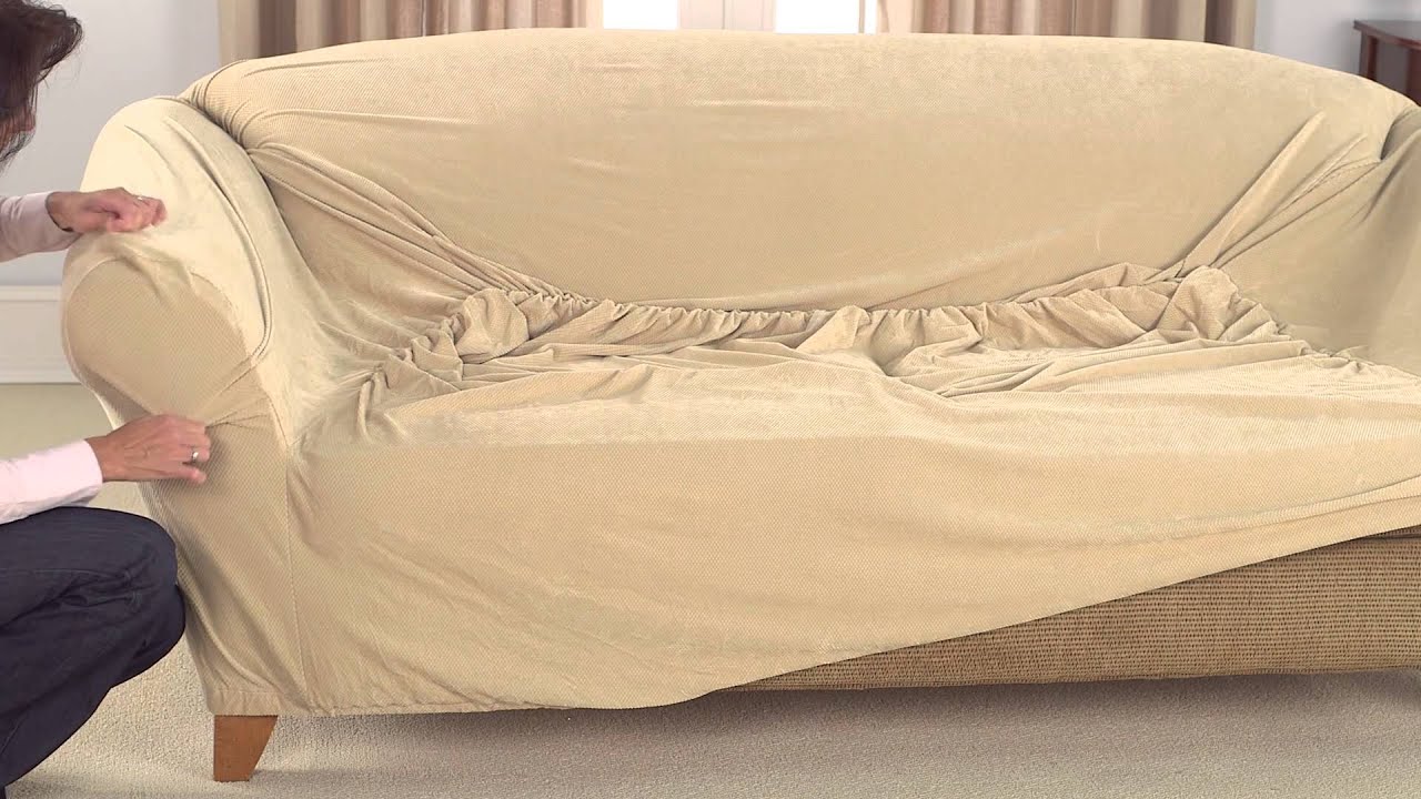 How To Install 1pc Stretch Slipcovers