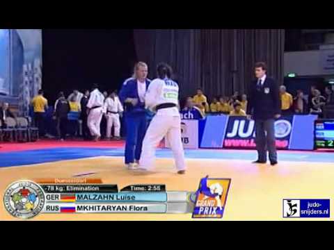 Judo 2010 Grand Prix Dusseldorf: Luise Malzahn (GER) - Flora Mkhitaryan (RUS) [-78kg]