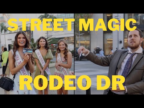 Street magic on rodeo drive