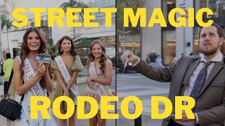 Street magic on rodeo drive