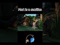 Mort gets tied to a stick and becomes a sacrifice