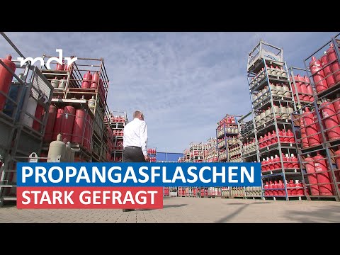 , title : 'Nachfrageboom bei Propangas: Gasflaschenwerk im Erzgebirge pfeift aus letztem Loch | MDR um 4 | MDR'