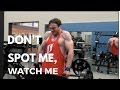DON'T SPOT ME, WATCH ME | UPPER PULL BODYBUILDING ROUTINE | 9.14.16