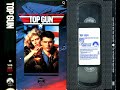 Opening Closing To Top Gun US VHS 1987