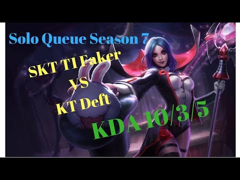 SKT T1 Faker   LeBlanc vs Karma   KT Deft