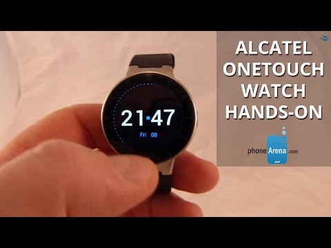 Alcatel ONETOUCH WATCH hands-on