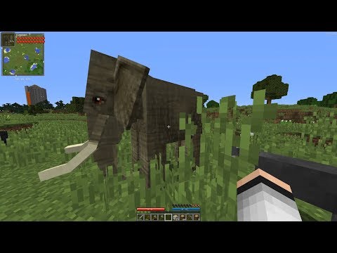 3.Sezon Minecraft Modlu Survival Bölüm 1 - FİL BULDUM 🐘
