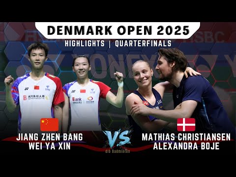 Jiang Zhen Bang Wei Ya Xin vs Mathias Christiansen Alexandra Boje | QF ~ Denmark Open 2025