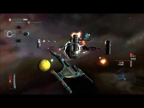 Klingons Assault Borg Base - Borg War - Star Trek Legacy: Ultimate Universe 2.2