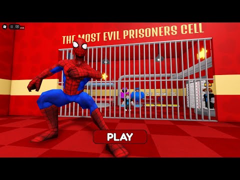 SPIDERMAN'S PRISON RUN! (OBBY) ROBLOX