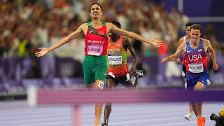 سباق تاريخي للمغربي البطل سفيان البقالي... شاهد سباق 3000 م موانع في أولمبياد باريس كاملاً