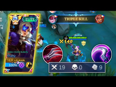 RUBY 19 KILLS NO DEATH! INSANE DAMAGE & LIFESTEAL!🔥RUBY BEST BUILD 2023