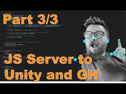 Server in JS to send data from ML to Unity and Rhino (grasshopper) part 3 - Design Intelligence MIT