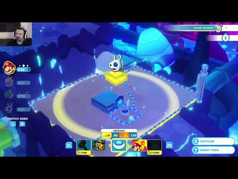 Mario + Rabbids: Kingdom Battle playthrough pt105 - Tough Escort Conclusion