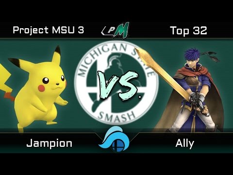 Project MSU 3 Top 32 - Jampion (Pikachu) vs. Ally (Ike)