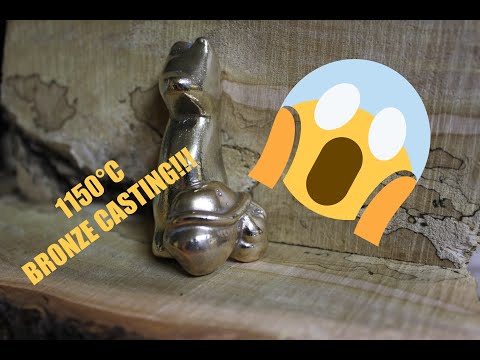 BRONZE CASTING Cat & Snail DIY