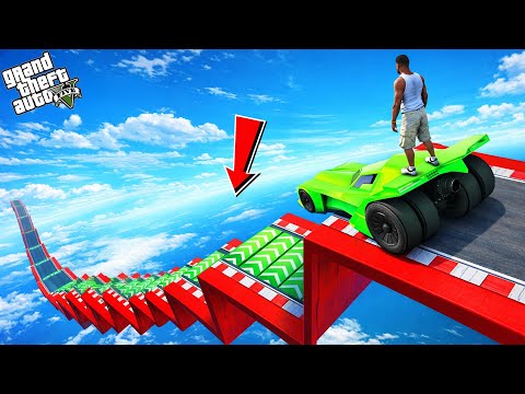 FRANKLIN TRIED THE IMPOSSIBLE PARKOUR CHALLENGE GTA 5