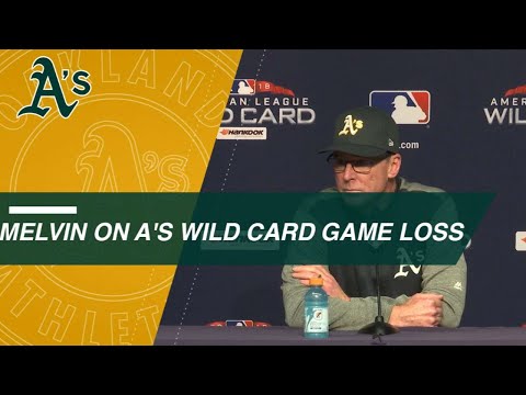 AL WC: Melvin reflects on season after loss