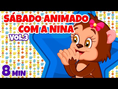Sábado Animado com a Nina Vol. 3 - Giramille 8 min | Desenho Animado Musical