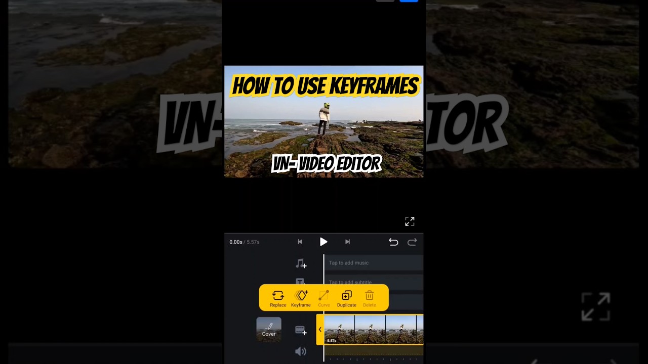 How to use keyframe : VN Video Editor #editingtutorial