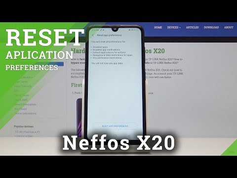 How to Reset App Preferences in TP-LINK Neffos X20 - Apps Defaults Settings