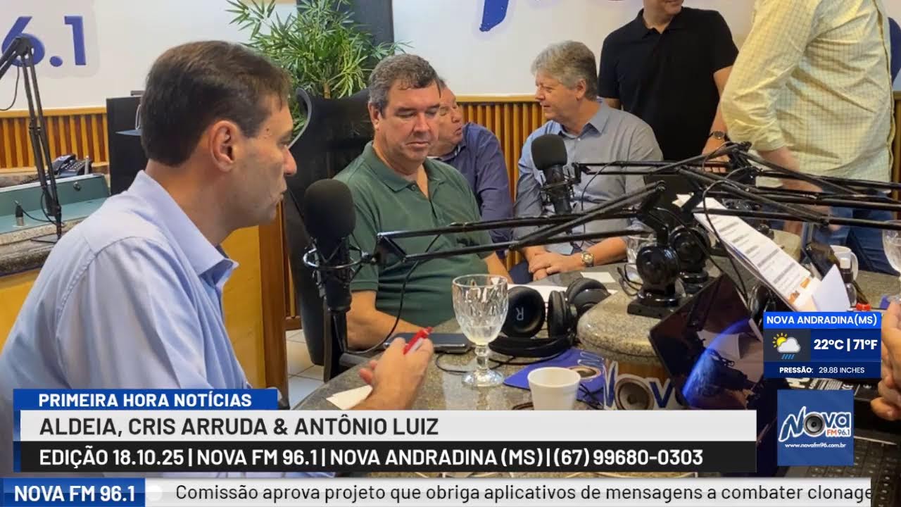 No Primeira Hora Notícias, Governador de MS detalha projetos estruturantes e visão de futuro para a região - Parte 2