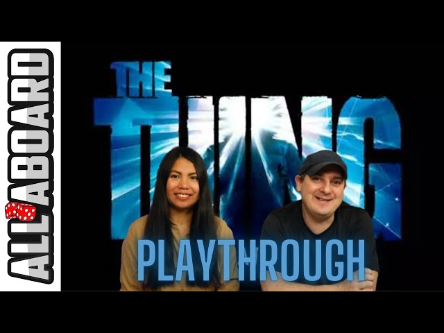 Video Teaser für THE THING: THE BOARDGAME (2022) | Playthrough | 1-3 Player Variant |Man is The Warmest Place to Hide
