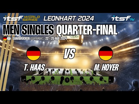 T. Haas vs M. Hoyer - Men Singles - Quarter-Final - ITSF World Series Leonhart 2024