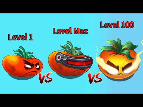 Pvz 2 Gameplay - Super Plants Level 1 Vs Level Max Vs Level 100 - Who'is Best (Part 2)