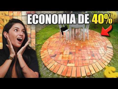 PISO ECONOMICO TIJOLINHO MACIÇO INTERTRAVADO
