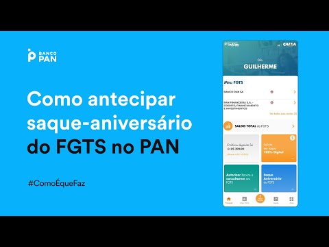 Vídeo: FGTS Pan: saque, conta e prazos de crédito