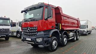 Mercedes-Benz AROCS 4145 / 8x6 / BILLENŐS HÁTRABILLENŐS / SKIBICKI / MANUÁLIS VÁLTÓ / N