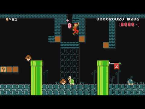 1-6:Bob-omb Buddies' Bunker by Myuu - Super Mario Maker - No Commentary 1bk