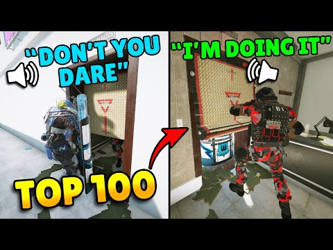 TOP +100 FUNNIEST TROLL, FAILS & RANDOM MOMENTS IN RAINBOW SIX SIEGE