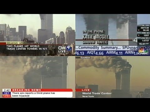 Astra 19.2ºE - CNN International / CNBC Europe / Sky News / Euronews - 9/11 Attacks - 11.09.2001