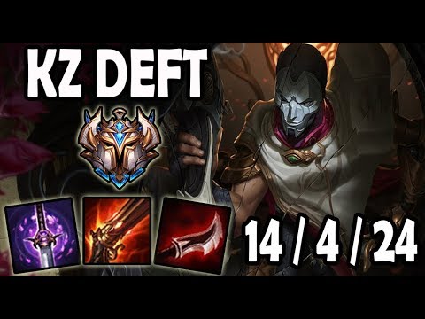 KZ Deft Jhin vs Kaisa [ ADC ] Lol Challenger Korea