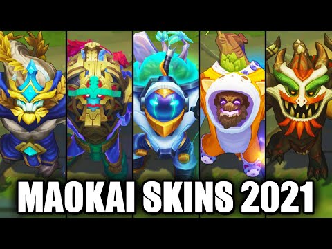 All Maokai Skins Spotlight 2021 (League of Legends)