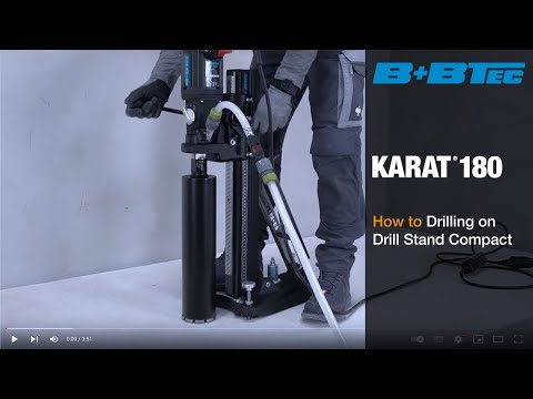 Instructie voor verticaal boren met een boorstandaard