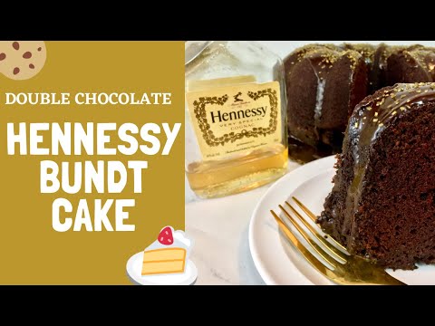 HENNESSY CHOCOLATE CAKE RECIPE|How to make a Moist AF Easy HENNESSY Cake -tutorial from scratch!!