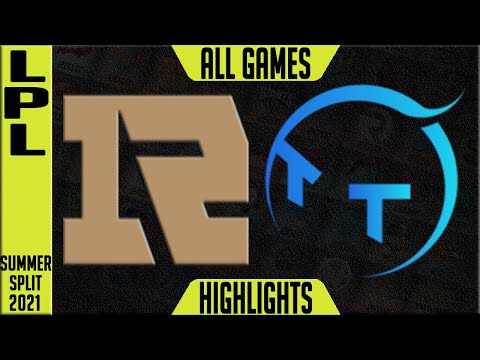 RNG vs TT Highlights ALL GAMES | LPL Summer 2021 W8D4 | Royal Never Give Up vs TT
