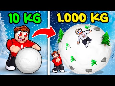 WIR BAUEN den DICKSTEN SCHNEEBALL der WELT?! (Roblox)