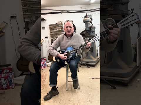 “Lil’ Gambler” Goodman handmade ladder braced Stella style Parlor guitar-Demo video added image 18