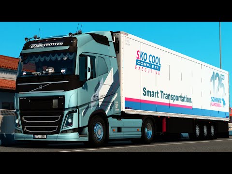 ETS2 | Volvo FH4 500 Reworked And Schmitz Trailer  Algeciras -  Salamanca Part 1 [1.42] | Iberia DLC