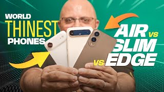The THINNEST Phones of 2025 iPhone Air vs Galaxy S25 Edge vs Pova Slim